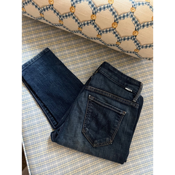 Women's Mother Jeans, Size 25, Dark Wash Blue - Picture 1 of 8